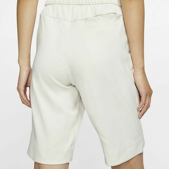 Nike Dri-Fit UV Womens Woven Pull-on 11" Golf Shorts Cream AJ5663-133 NEW Sz S - Picture 4 of 5